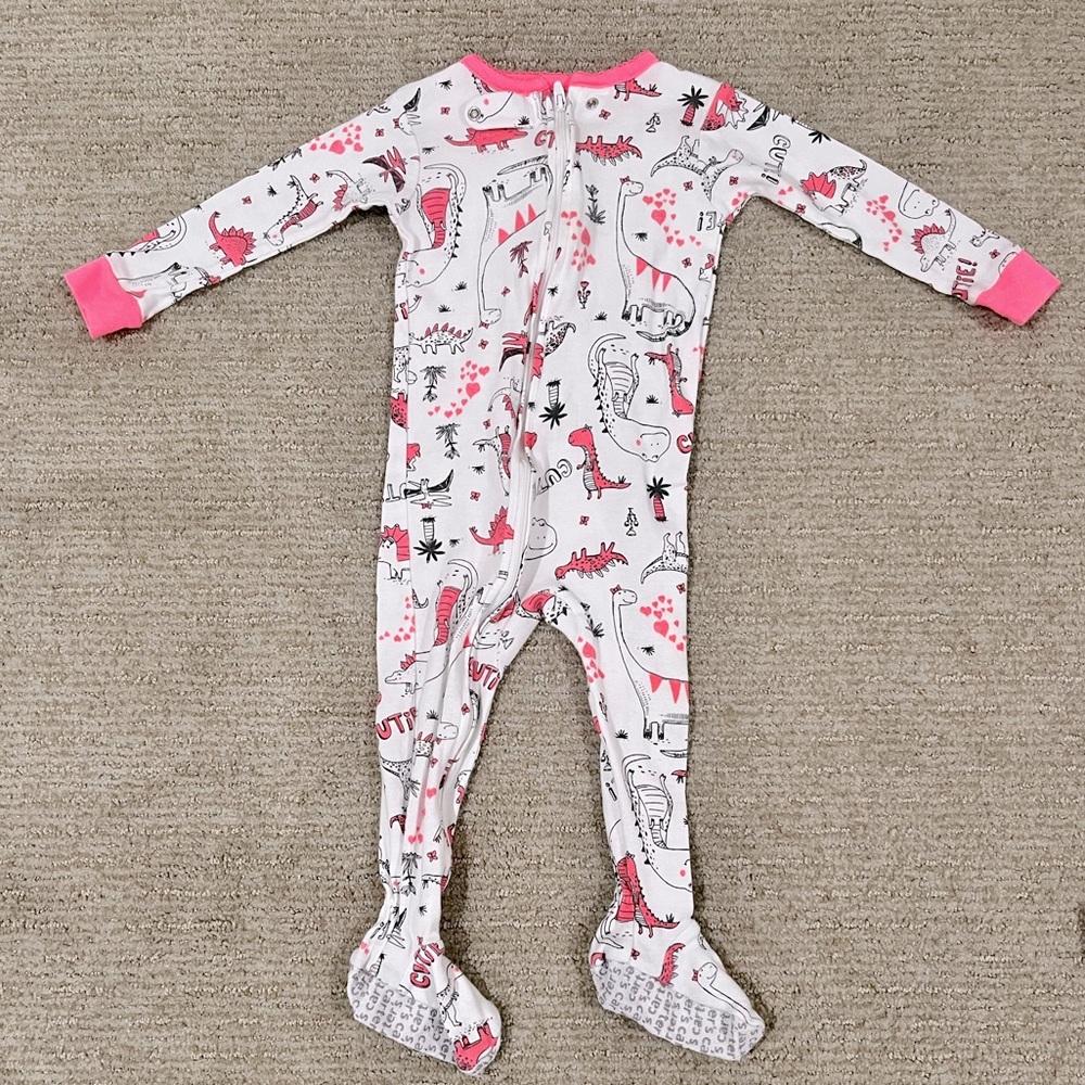 Carters 18 month pink dinosaur pajamas